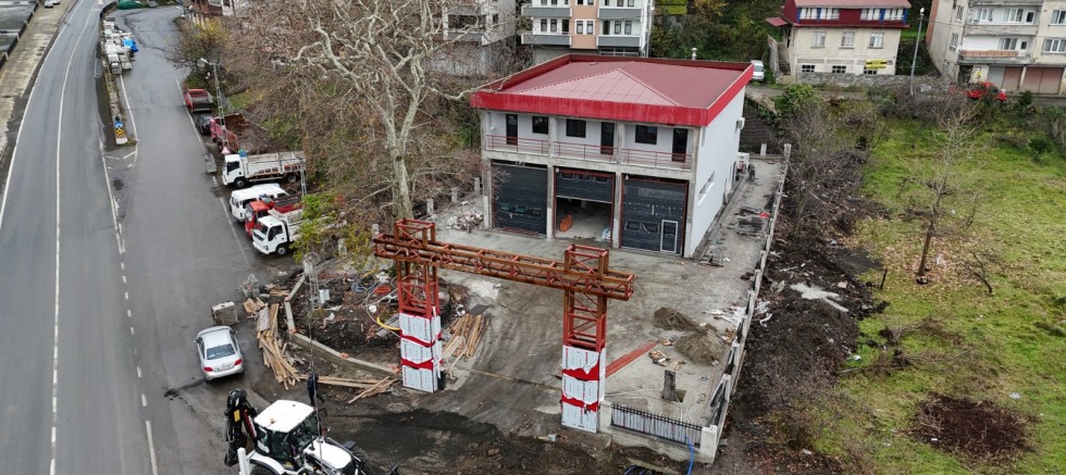 ARAKLI VE ÇARŞIBAŞI İTFAİYE BİNALARI TAMAMLANDI