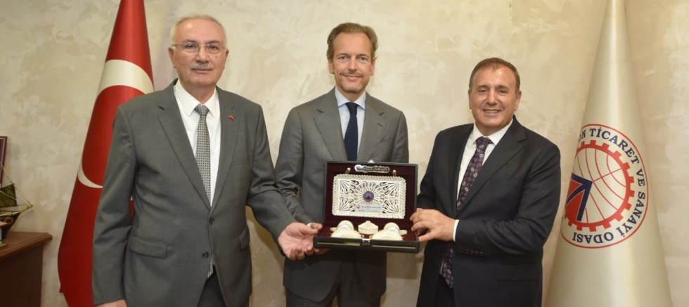 Belçika Büyükelçisi'nden TTSO'ya ziyaret
