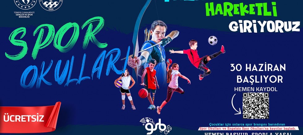 BÜYÜKŞEHİR'İN YAZ SPOR OKULLARI İÇİN GERİ SAYIM BAŞLADI