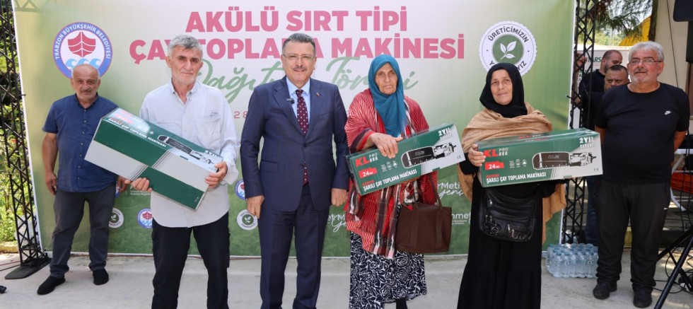 ÇAY ÜRETİCİSİNE DESTEK