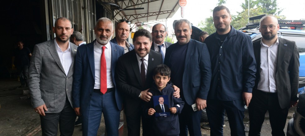 KALKIŞIM SÜRMENE’DE SANAYİ ESNAFI İLE BULUŞTU
