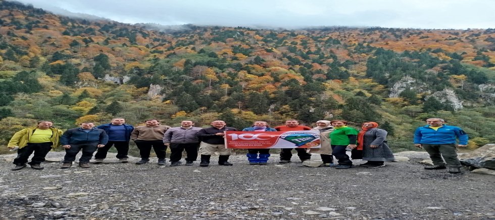 Araklı’nın en yüksek noktasında dört mevsim bir arada yaşandı