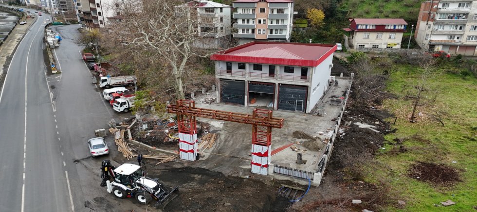 ARAKLI VE ÇARŞIBAŞI İTFAİYE BİNALARI TAMAMLANDI