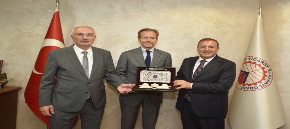 Belçika Büyükelçisi'nden TTSO'ya ziyaret