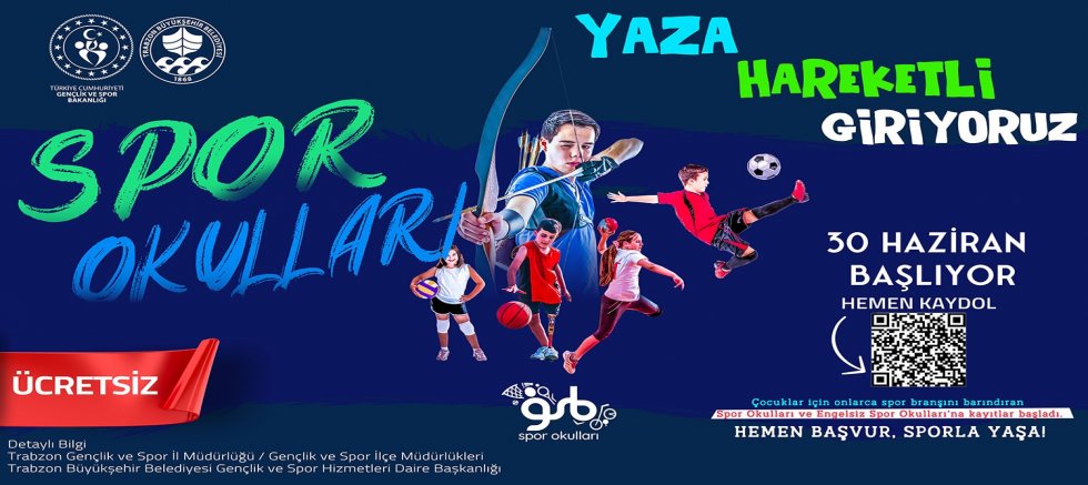 BÜYÜKŞEHİR'İN YAZ SPOR OKULLARI İÇİN GERİ SAYIM BAŞLADI