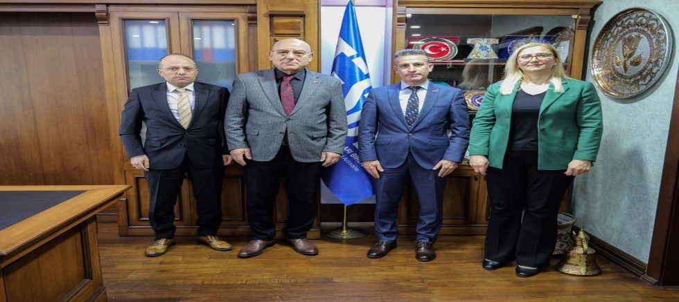 Defterdar Yaşar'dan TESOB'a hayırlı olsun ziyareti