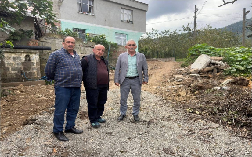 ENGELLİ VATANDAŞIN YOL ÇİLESİNİ BÜYÜKŞEHİR BİTİRDİ