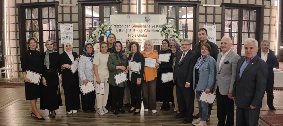 Gümüşhaneliler Derneği’nden Kazaziye El Sanatları Projesi Kapanış Programı