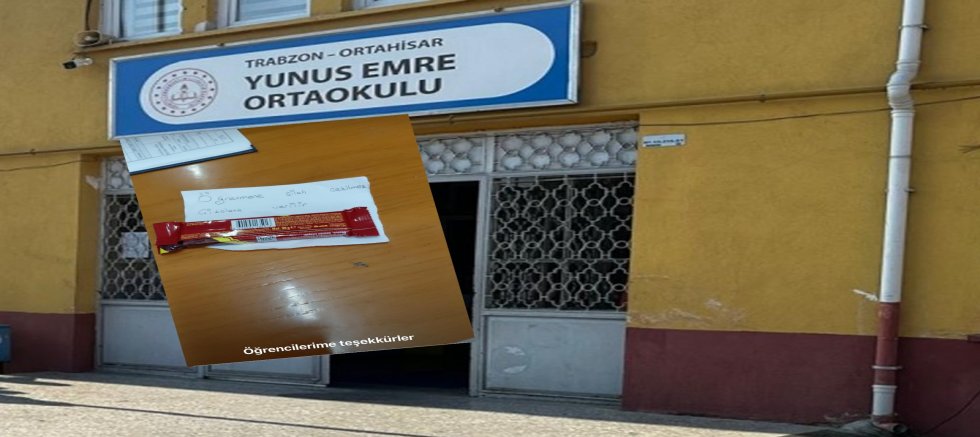 Mehmet Hayal’in masasına bırakılan bir not...