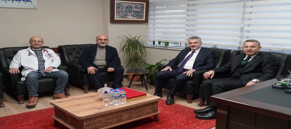 Trabzon Valisi Tahir Şahin'den Özel İmperial Hastanesi Yönetimine iade-i ziyaret