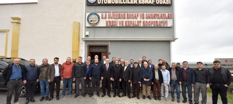 Sürmene Şoförler Odası’nda Ekrem Yılmaz yeniden başkan seçildi