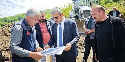 3.5 km içme suyu ve 1.7 km'lik kanalizasyon hattı 