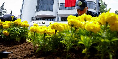 “Akçaabat’ın Renkleri Belediyenin Seralarında Yetişiyor”