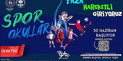 BÜYÜKŞEHİR'İN YAZ SPOR OKULLARI İÇİN GERİ SAYIM BAŞLADI