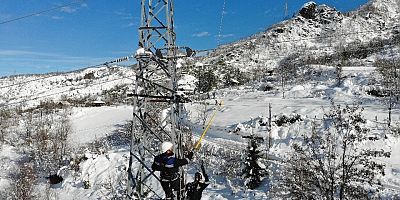 Çoruh EDAŞ, Yoğun Kar Yağışında Kesintisiz Enerji İçin Sahada…