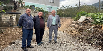 ENGELLİ VATANDAŞIN YOL ÇİLESİNİ BÜYÜKŞEHİR BİTİRDİ
