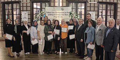 Gümüşhaneliler Derneği’nden Kazaziye El Sanatları Projesi Kapanış Programı