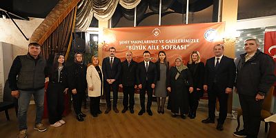 Osman Nuri Ekim,  iftar programında şehit aileleri ve gazilerle bir araya geldi. 