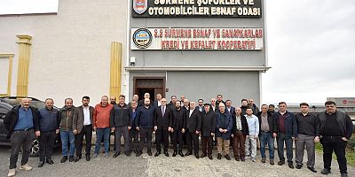 Sürmene Şoförler Odası’nda Ekrem Yılmaz yeniden başkan seçildi