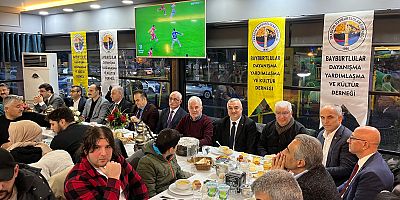 Trabzon Bayburtlular Derneğinden yoğun katılımlı iftar…