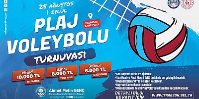TRABZON’DA PLAJ VOLEYBOLU HEYECANI