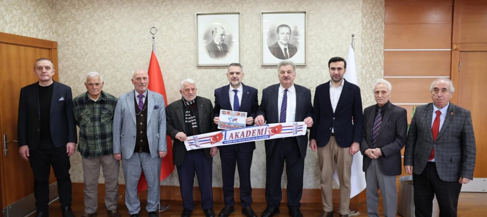 TAKADEMİ heyeti Trabzonlu Hemşehrimiz Bayrampaşa Belediye Başkan Vekili İbrahim Akın’ı ziyaret etti 