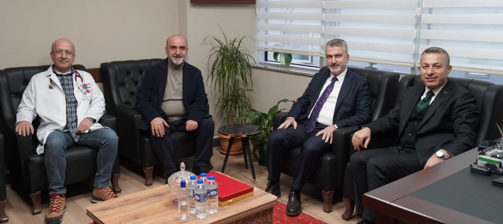 Trabzon Valisi Tahir Şahin'den Özel İmperial Hastanesi Yönetimine iade-i ziyaret